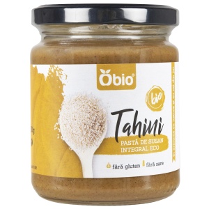 Pasta tahini bio din susan integral, 250g, OBio
