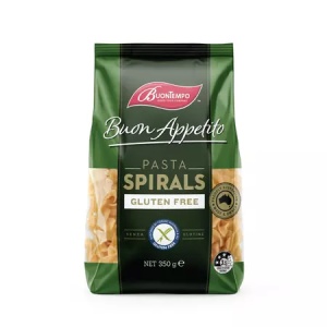 Paste spirale fara gluten Buontempo, 350g, Orgran