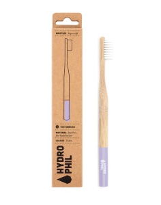 Periuta de dinti din bambus super-soft mov, Hydrophil