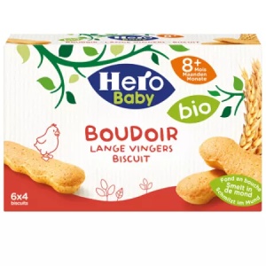 Piscoturi Bio 8luni+, 120g, Hero Baby