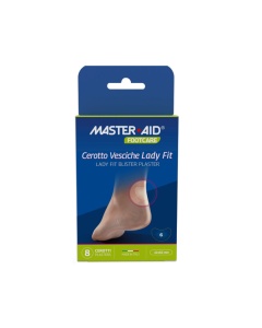 Plasturi hidrocoloidali pentru basici Lady Fit Foot Care, 6 bucati, Master-Aid
