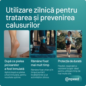 Plasturi pentru bataturi superficiale M, 6 bucati, Compeed - Img 3