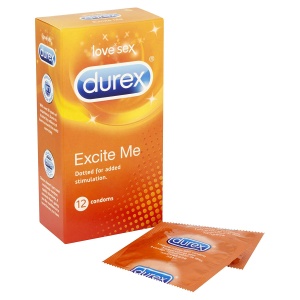 Prezervative Excite Me, 12 bucati, Durex