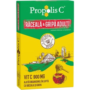 Propolis C raceala si gripa adulti, 8 plicuri, Fiterman