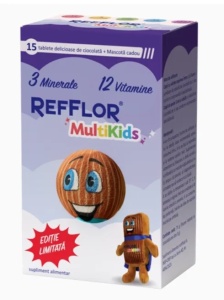 Refflor Multikids+mascota,15tb ciocolata, Hyllan