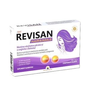 Revisan Hair&Nails, 30 comprimate filmate, Sun Wave - Img 2