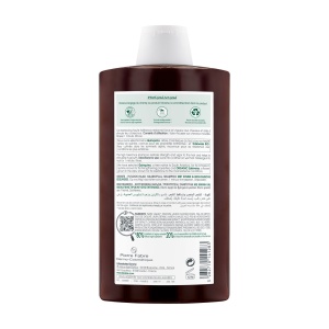 Sampon chinina si floare de colt Bio, 400 ml, Klorane - Img 2