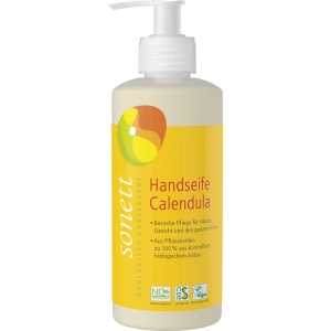 Sapun lichid eco cu galbenele pentru maini si corp, 300ml, Sonett