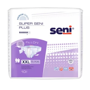 Scutece cu sistem inchis Super Plus XXL, 10 bucati, Seni