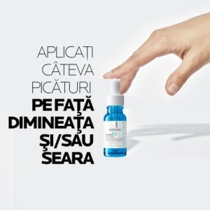 Ser concentrat antirid Hyalu B5 Booster cu efect de lifting, 15ml, La Roche-Posay - Img 4