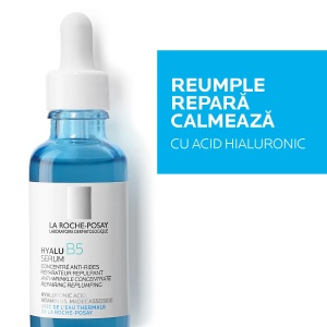 Ser concentrat antirid pentru ten sensibil sau deshidratat Hyalu B5, 30ml, La Roche-Posay - Img 2