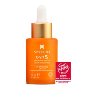 Ser lipozomal C-Vit cu 5 tipuri de Vitamina C, 30ml, Sesderma