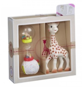 Set girafa Sophie si zornaitoare Sophie 0L+, SOPHIEsticat, Vulli