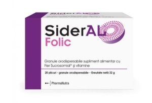 SiderAL Folic, 20 plicuri, Labormed