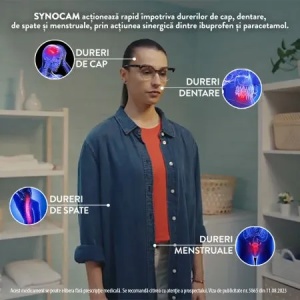 Synocam 200mg/500mg, 10 comprimate filmate - Img 4