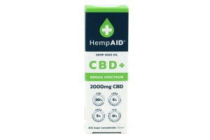 Ulei canepa 2000mg CBD +CBDA+CBGA, 10ml, HempAid