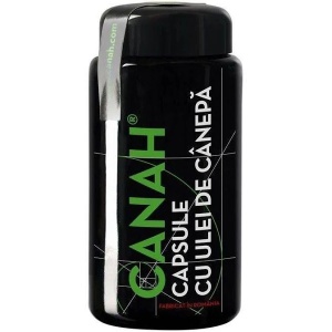 Ulei de canepa bio, 90 capsule, Canah