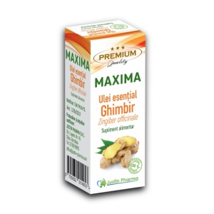 Ulei esential de Ghimbir, 10ml, Justin Pharma