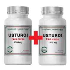 Usturoi fara miros 1500mg, 60+30 capsule, Cosmopharm