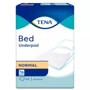 Aleze protectie pentru pat Normal, 60 x 60cm, 5 bucati, Tena