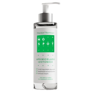 Apa micelara izotonica pentru ten mixt si gras No Spot, 250ml, Fiterman