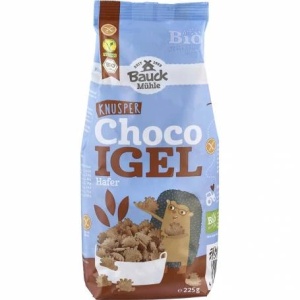 Arici crocanti bio din ovaz cu ciocolata, fara gluten, 225g, Bauck Hof