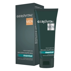 Balsam dupa ras cu Mentol, 100ml, Gerovital Men 337