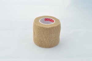 Bandaj autoadeziv 5cm x 4,5m, alb-bej, Copoly