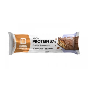 Baton proteic 37% cu aluat de biscuiti, 55g, Deluxe, Born Winner