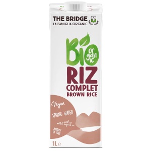 Bautura vegetala bio din orez brun, 1L, The Bridge