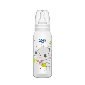 Biberon cu tetina rotunda 0-6l, 250ml, 852, Wee Baby