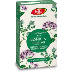 Biomicin urinar, 15 capsule, Fares