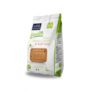 Biscuiti Livebio cu fructe rosii ECO, 300g, Sottolestelle