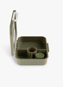 Caserola pentru pranz cu 4 compartimente din tritan - Green, Citron - Img 3