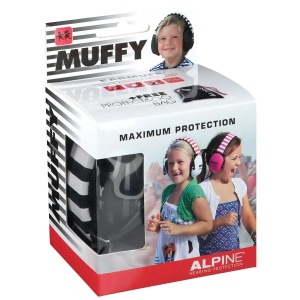 Casti antifonice pentru copii, 5-16 ani Muffy Kids, Black, Alpine