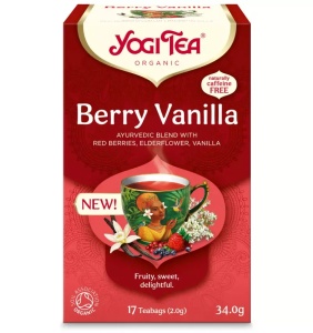 Ceai bio Berry Vanilla, 17 plicuri, Yogi Tea