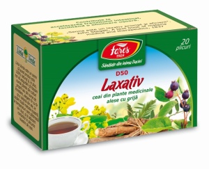 Ceai laxativ, 20 plicuri, Fares - Img 2