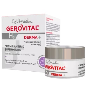 Crema antirid si fermitate H3 Derma+, 50ml, 389, Gerovital