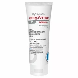 Crema de maini hidratanta H3 Derma+, 100ml, 4070, Gerovital