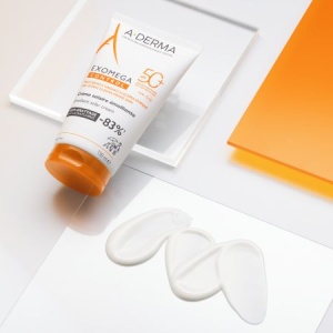 Crema emolienta cu protectie solara cu SPF50+ Exomega Control, 150ml, A-Derma - Img 2