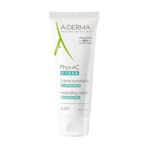 Crema hidratanta pentru ten cu tendinta acneica Phys-AC Hydra, 40 ml, A-Derma