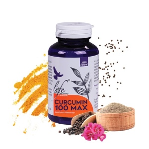 Curcumin 100MAX, 60 capsule, Bionovativ