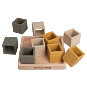 Cutie bloc puzzle cu forme, Earth, +6l, Baby's Only - Img 3