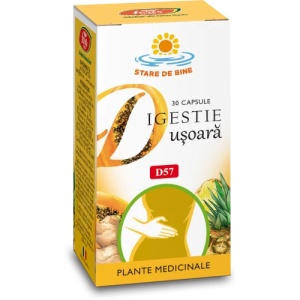 Digestie Usoara, D57, 30 capsule, Fares - Img 1