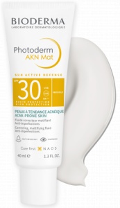 Fluid matifiant si corector Akn Mat Photoderm, SPF30, 40 ml, Bioderma - Img 2
