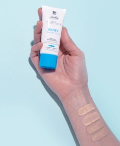Fond de ten anti-imperfectiuni Aknet Comfort 103 Beige, BioNike - Img 2