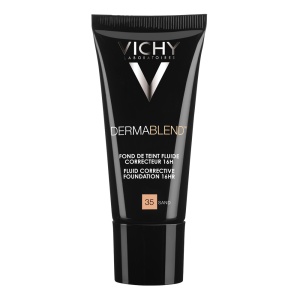 Fond de ten corector cu acoperire 16 ore DermaBlend, Nuanta 35 Sand, 30ml, Vichy