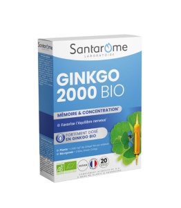 Ginkgo Bio 2000, 10ml, 20 fiole, Santarome