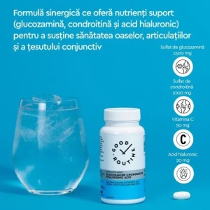 Glucosamine Chondroitin Hyaluronic Acid Good Routine, 90 comprimate, Secom - Img 2