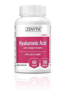 Hyaluronic Acid cu Collagen Complex, 60 capsule, Zenyth